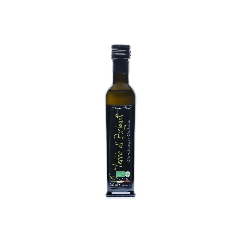 Terra di Briganti Olio Extravergine di Oliva 100% Italiano Biologico Fruttato Delicato